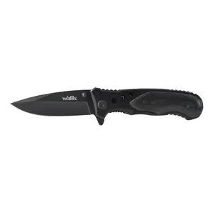Coltello con serratura Wallis K900486 con manico in legno d'ulivo e lama in acciaio - Product Image 3