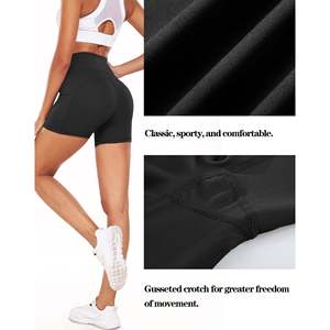 Logo personnalisé Shorts pour femmes Running Gym Sports Wear Stretchy Yoga Shorts Ladies Fitness Tight Activewear Casual Shorts pour femmes - Product Image 5