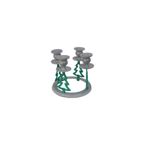 Silver Multi Brass Metal <b>Candle</b> <b>Holder</b> With Silver Plated Finishing Design <b>Candle</b> <b>Stick</b> Stand for Home Decoration - Product Image 2