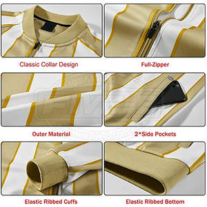 Survêtements pour hommes confortables, décontractés, d'hiver, unis, 100% coton, respirants, écologiques, légers, en gros - Product Image 6