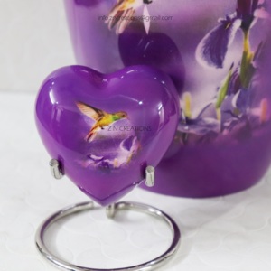 โกศใส่เถ้ากระดูกของมนุษย์ขี้เถ้าทองเหลืองรูปภาพแกะสลักทำด้วยมือผู้ผลิตสำหรับงานศพ - Product Image 3