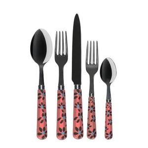 Cubiertos de acero inoxidable Ideal cocina Mesa Hotel uso doméstico Color plateado acabado cubiertos mango de Metal Juego de 4 Uds - Product Image 5