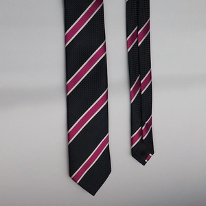 เนคไทผ้าโพลีเอสเตอร์ทอสำหรับผู้ชาย2025เนคไทสีดำสั่งทำได้คุณภาพสูงขายดี2025แบบหรูหรา - Product Image 2