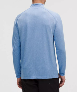 Sweat-shirt d'hiver à col rond unique avec fermeture éclair sur le côté, vêtement d'hiver essentiel pour homme, respirant, coupe décontractée, sweat-shirt pour homme - Product Image 2