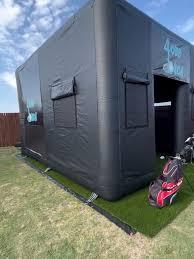 เต็นท์จำลองการเล่นกอล์ฟแบบเป่าลมพร้อมโปรเจคเตอร์สำหรับฝึกซ้อม  ขนาดกะทัดรัด เหมาะสำหรับวัยรุ่น  ลดราคา - Product Image 4