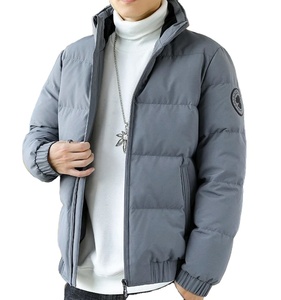 Venta al por mayor chaqueta de invierno informal de alta calidad de cuello alto OEM Puffer chaqueta impermeable de los hombres chaqueta con cremallera Fabricante - Product Image 4