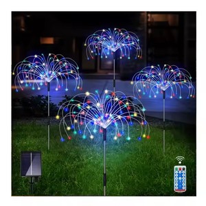 Paquete de <span class=keywords><strong>luces</strong></span> solares para exteriores, impermeables, <span class=keywords><strong>luces</strong></span> solares para jardín, flores, calle de hadas, decoración navideña, <span class=keywords><strong>luces</strong></span> LED de fuegos artificiales - Product Image 3