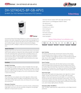 Ban đầu DH SDT4E425-8P-GB-APV1 x-kéo dài 8 + 4MP 25x tioc Starlight toàn cảnh PTZ <span class=keywords><strong>camera</strong></span> Auto-Tracking3.0 ngoài trời IP66 PoE mạng - Product Image 5