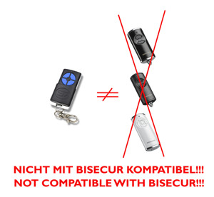 Télécommande 868.3 MHz pour ouvre-porte de garage Hormann avec émetteur manuel CE 868 MHz Hoermann ProMatic SupraMatic Operator - Product Image 5