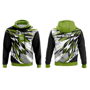 OEM/ODM personalizado equipos de fútbol Kansas Sudadera con capucha algodón mezclado pulóver suelto Casual chaqueta con capucha abrigos - Product Image 3