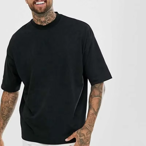 Camiseta de Algodón Suave y Transpirable, Proveedor OEM al por Mayor, Camiseta de Cuello Redondo para Hombre, Estilo Urbano, Algodón Grueso, Personalizable al por Mayor - Product Image 1