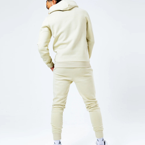 Survêtement en coton pull sur mesure pour hommes deux pièces vêtements de sport confortables et décontractés pour entraînement athlétique - Product Image 2