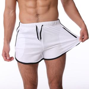 2023 alta calidad al por mayor personalizado hombres gimnasio Fitness transpirable lona estilo Vintage secado entrenamiento correr entrenamiento pantalones cortos - Product Image 4