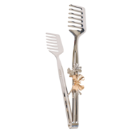 Pinces à pain fantaisie en acier inoxydable doré, motif papillon, lavables au lave-vaisselle, pour hôtels, buffets et accessoires de cuisine - Vente en gros usine