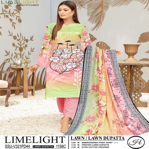 ¡Venta al por mayor de 3 piezas hermoso estilo indio y paquistaní maestro copia uso diario camisa de césped y Dupatta gran descuento! - Product Image 3