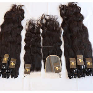 Mèches brésiliennes lisses en vison avec fermeture en dentelle Hd 6x6, 100 cheveux humains vierges, cuticules brutes, vente en gros d'usine - Product Image 2