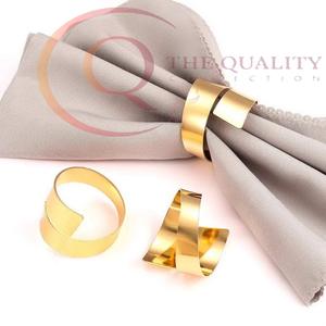 Anillos de Servilleta de Aluminio de Lujo para Mesa de Comedor, Vajilla Ecológica para Bodas y Restaurantes - Product Image 4
