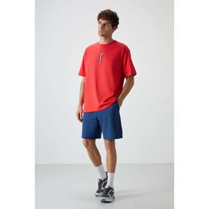 Camiseta Fiesta 100% Algodón para Hombre, Gruesa, Suave, Texturizada, Corte Holgado y Estampada, Talla Grande-88360 - Product Image 3