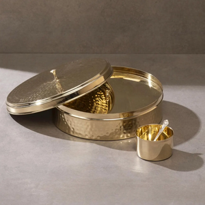 Sinh thái thân thiện Brass Masala box với bảy ngăn để giữ Ấn Độ gia vị và hỗn hợp cho dễ dàng nấu ăn truy cập - Product Image 6