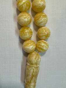 ลูกประคำสีอำพันอิสลามมุสลิมสีเรซิ่น - Product Image 5