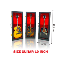Mini guitare en bois exclusive de 10 pouces, célèbre groupe mondial avec ELV IS PRESLE Y, imitation antique