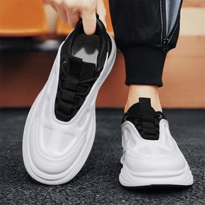Zapatillas de running casuales de verano para hombre 2026, estilo alto, blancas, transpirables, de malla, versátiles, con suela gruesa, a la moda, que aumentan la altura - Product Image 5