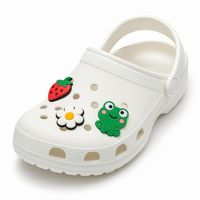 Charmes de chaussures en caoutchouc PVC personnalisés | Accessoires de chaussures décoratifs de dessin animé mignon pour enfants et adultes
