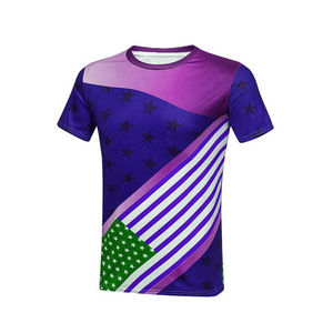 Personnalisation en gros de t-shirts en jersey uni respirant en viscose et coton à manches courtes - Product Image 6