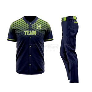 Ropa DE EQUIPO PROFESIONAL Uniforme de béisbol Ropa deportiva cómoda Uniformes de béisbol de secado rápido - Product Image 3