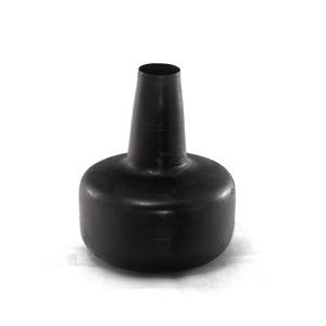 Florero de metal hecho a mano duradero de primera calidad, trabajo inspirado en antigüedades intrincadas hechas a mano de hierro para interiores elegantes para bodas - Product Image 1