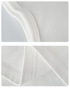 China Bangladesh Factory OEM Customized Logo Embroidery Men 350G <b>Heavyweight</b> Pure Cotton Sleeveless Loose Fit O Neck <b>T</b> <b>Shirt</b> - Product Image 6