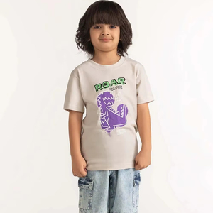 Camiseta de verano informal de manga corta de punto de algodón 100% para hombre duradera - Product Image 1