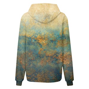 Jersey de calle Vintage lavado ácido ligero para mujer, Sudadera con capucha de gran tamaño con estampado de logotipo frontal para la temporada de otoño - Product Image 4