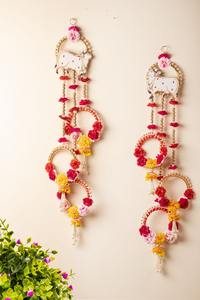 ลูกบิดประตูแบบแขวน36นิ้วแบบดั้งเดิมสามารถนำกลับมาใช้ใหม่ได้สำหรับตกแต่งบ้านฉากหลังวัด - Product Image 2