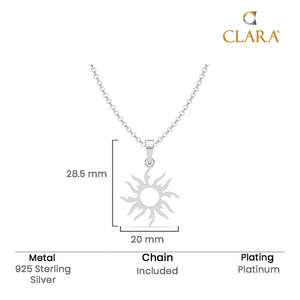 Compre Collares con Colgantes de Plata de Ley 925 para Hombres y Niños, con Patrón Geométrico en Rodio, Oro de 18k, Circonita, Diamante, Perla, Oro Rosa, a la Moda - Product Image 5