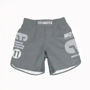 Kendi MMA şort yapmak erkekler özel Logo Grappling Bjj Mma şort boks şort Moya marka