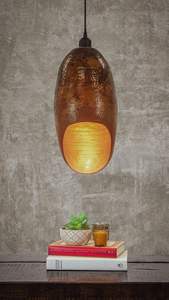 Traditional Style Copper Pendant <b>Lamp</b> For Cultural Interior Themes Adding Authentic Charm With Metal Craft - Product Image 4