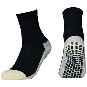 Chaussettes de football antidérapantes en polyamide, nylon et PVC, chaussettes à grip pour hommes, chaussettes de football personnalisées en tissu éponge - Product Image 3