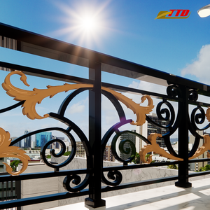 Barandilla decorativa de hierro para exteriores para balcones hecha en Vietnam con 100 por ciento de ingredientes de Vietnam - Product Image 4
