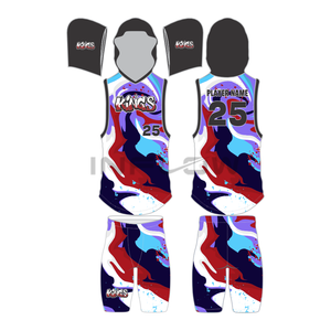 Drapeau à capuche équipe de Football uniforme d'entraînement 7V7 UNIFORME sublimé ensemble de Compression maillots 7v7 uniforme de Football maillot de Football - Product Image 4