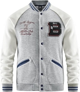 Hommes Femmes Manches Longues Lettres Casual Manteaux Varsity Jacket Baseball Bouton Vestes Chenille Broderie Vente D'hiver Remise - Product Image 1