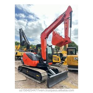 Excavatrice Kubota d'occasion du Canada KX175-5 Kx183 7,5 tonnes Petite pelle avec machine à bulldozer Mini-excavatrice - Product Image 2