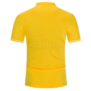 เสื้อโปโลสำหรับผู้ชายเสื้อแห้งเร็วระบายอากาศลายพื้นแบบใหม่ทำจากผ้าฝ้าย/ผ้าถักจากไม้ไผ่ - Product Image 2