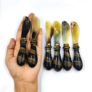 Couteau à beurre indien fait main en corne de buffle avec ensemble d'épandage de fromage de haute qualité et utilisation dans la cuisine à la main au meilleur prix - Product Image 6
