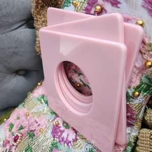 2025 nouveauté audacieux été bohème mode Bracelet rose couleur carré résine bijoux pour femmes - Product Image 4