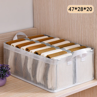PVC Vêtements Organisateur Pantalon Vêtements Boîte De Rangement Armoire Placard Organisation Sous-Vêtements Soutien-Gorge Chaussettes Compartiment Boîte Armoire