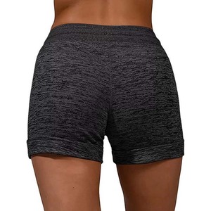 Vêtements pour femmes Shorts personnalisés coton Polyester tissu respirant vêtements d'été cordon décontracté coupe régulière Shorts pour femmes - Product Image 6