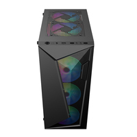 Caja de ordenador de nuevo diseño OEM al por mayor, caja de ordenador de Torre media Micro ATX, caja de ordenador para juegos, caja de ordenador