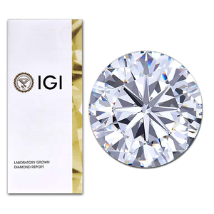 3 CT IGI Diamantes cultivados en laboratorio sueltos Forma redonda Diamante de laboratorio blanco F VS1 para anillo de compromiso o fabricación de joyas - Product Image 2