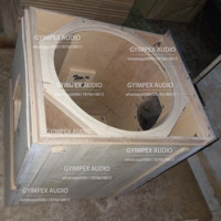 Haut-parleur de subwoofer haute puissance intérieur et extérieur Boîte de subwoofer vide professionnelle en néodyme de 18 pouces